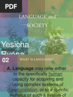 Chapter 1 - Language & Society