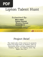 College Presentation - Lipton Talent Hunt1