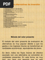 Análisis de Alternativas de Inversión Uni 3