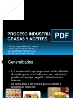 Proceso Industrial de Grasas y Aceites