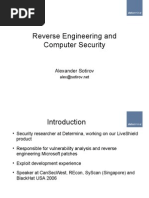 Reverse Enginnering Microsoft Binaries - Alexander Sotirov