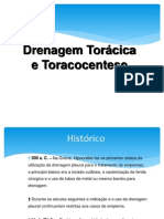 TÉCNICA CIRÚRGICA - Drenagem Torácica e Toracocentese