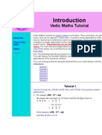 Vedic Maths Tutorial