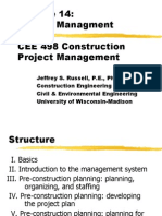 CEE 498 Construction Project Management