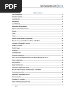 Internship Report On MOENCO