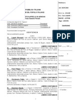 Le Motivazioni Della Sentenza Della Corte Di Appello Di Genova Sui Fatti Del G8 LUGLIO 2001 - L'Assalto Alla Scuola Diaz. Sentenza Diaz Appello