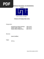 Planificación Del Trabajo Más Corto Primero