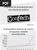 Propuesta de Presupuesto Confech