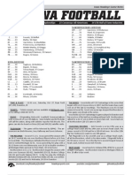 Iowa Hawkeye Game Notes Game #8 at Northwestern