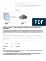 Folleto de Reacciones Quimicas y Ecuaciones