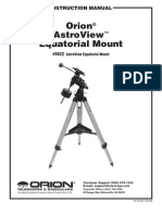 Orion Astroview Equatorial Mount: Instruction Manual