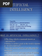 Artificial Intelligency