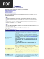 Basic Linux Commands