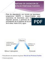 Vía Alternativas de Oxidacion de Glucosa