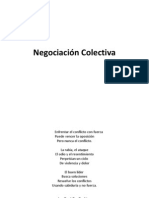 Negociación Colectiva