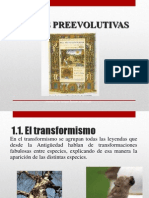 2.1 Teorias Preevolutivas