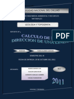 Calculo de La Direccion de Una Linea