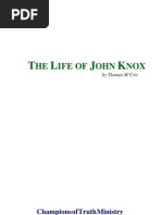 THE LIFE OF JOHN KNOX by Thomas M'Crie