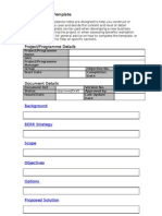 Business Case Template