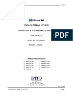 Blue M Manuel Operacion DC Ovens 146 Series 6-08-07