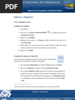 Sobres y Etiquetas SEMANA 4b