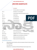 Computer Basic Shortcuts