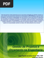 Curso Gestao Projeto Orcamento Engenharia Petrobras