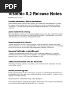 Visionic 5.2 Release Notes