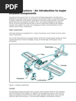 Aircraft Structure - An Introduction To Major Airplane Components