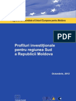 Profiluri Investiţionale Pentru Regiunea Sud A Republicii Moldova