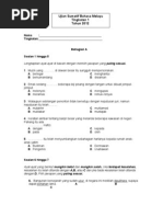 Soalan Sumatif BM Tingkatan 1