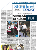 Manila Standard Today - Saturday (November 03, 2012) Issue