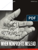 Money For Nothing: When Nonprofits Mislead