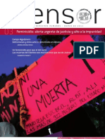 Feminicidio: Alerta Urgente de Justicia y Alto A La Impunidad (DFensor Marzo, 2011)