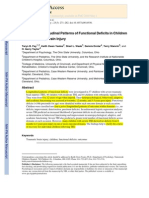 Brain Injury - Predicting Longitudinal Patterns of Functional Deficits in Children With TBI