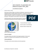 What Is The Tranverse Mercator Projection and ITRF - 2005