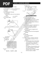 Paper 2: Physics - Suggested Answers