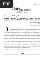 Diego Echezarreta, Reseña A Philip Pomper, El Hermano de Lenin