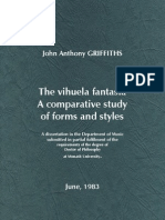 GRIFFITHS, J.A. - The Vihuela Fantasia. A Comparative Study of Forms and Styles (Monash University, 1983)