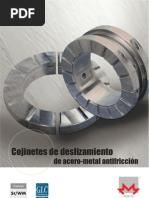 Cojinete de Deslizamiento de Acero-Metal Antifriccion