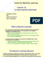 Neural Networks For Machine Learning: Lecture 1a Why Do We Need Machine Learning?