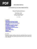 Polymer Science: Thermal Transitions in Polymers