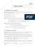 Espaces Vectoriels