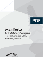 EPP Manifesto, 2012