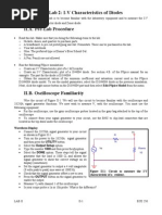 Lab 2: I-V Characteristics of Diodes: Waveform Display