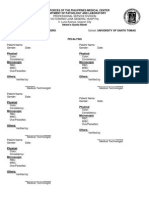 Quota Sheet in Fecalysis