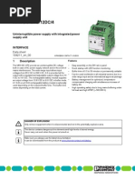 MINI-DC-UPS/12DC/4: Uninterruptible Power Supply With Integrated Power Supply Unit