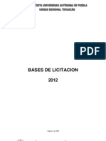 Bases de Licitacion............