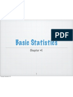 Basic Statistics Chapter#1