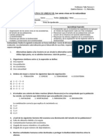 Evaluación Sumativa de Unidad Iii. Quintos Básicos